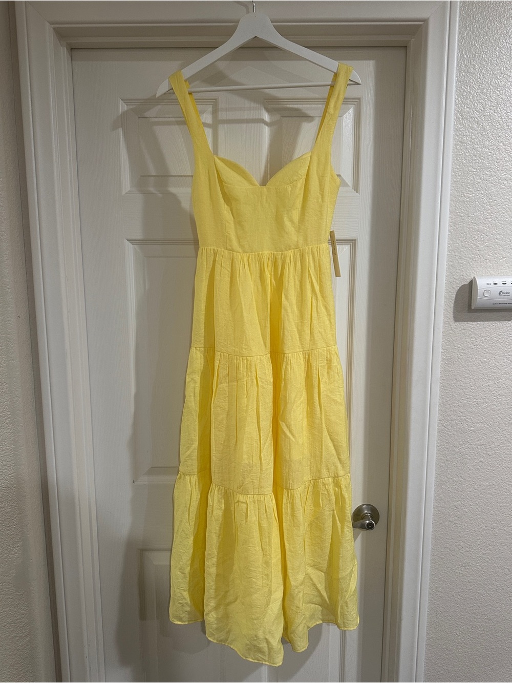 Sunny Tiered Maxi Dress in Yellow